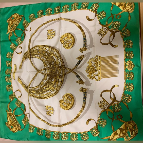 Hermes silk scarf - Picture 1 of 3